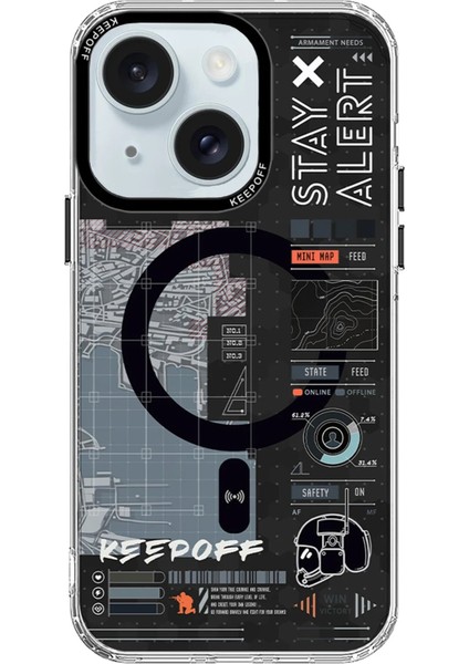 iPhone 15 Battlefield Magsafe Kapak - Strategy - CRM9219-9603