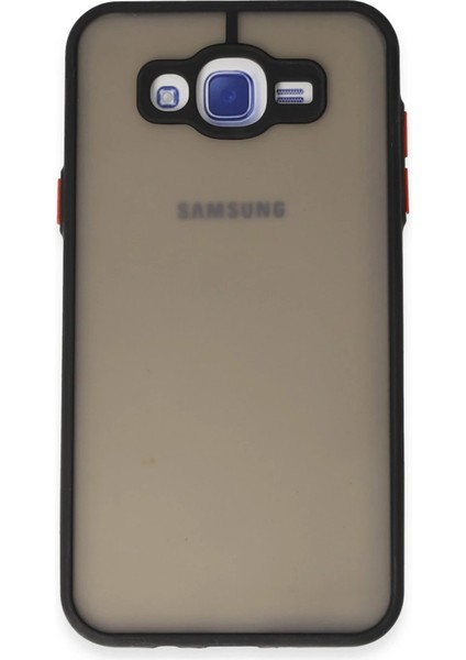 Samsung Galaxy J7 Kılıf Montreal Silikon Kapak - Siyah - CRM1360-8282