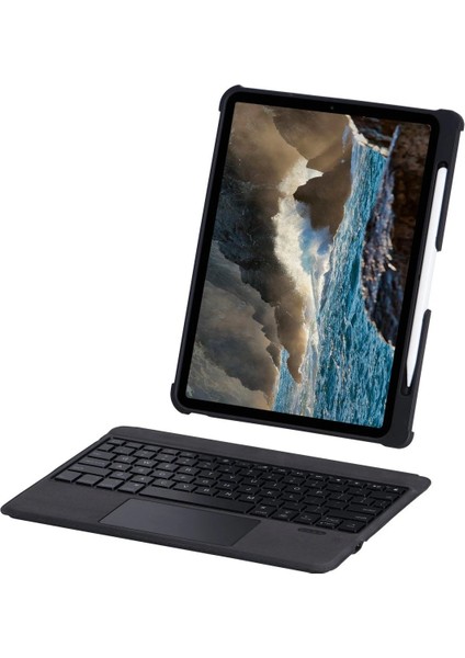 T5206D iPad 10.2 (7.nesil) Kılıf Inter Ledli Klavyeli Tablet Kılıfı - Siyah - CRM5065-5158
