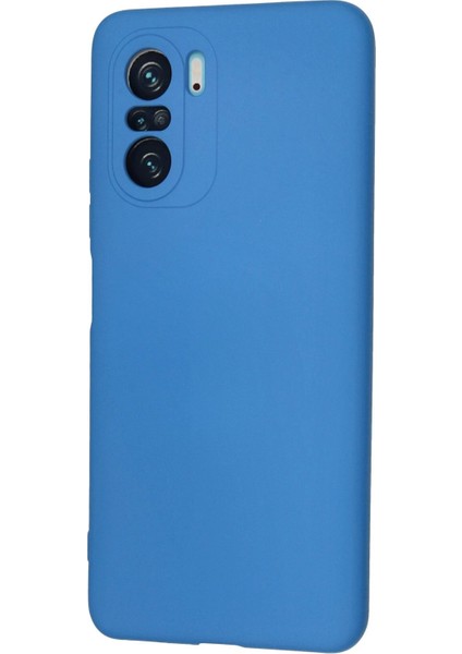 Xiaomi Poco F3 Kılıf Nano Içi Kadife Silikon - Mavi - CRM2954-9315