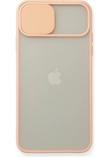 iPhone 11 Pro Max Kılıf Palm Buzlu Kamera Sürgülü Silikon - Pembe - CRM2491-1507
