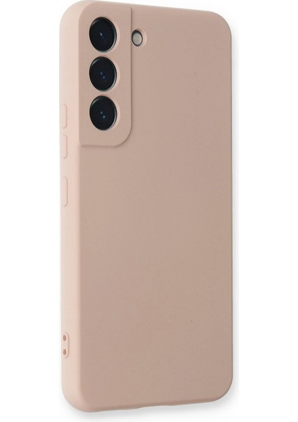 Samsung Galaxy S23 Plus Kılıf Nano Içi Kadife Silikon - Pudra - CRM2609-4035