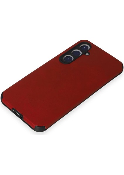 Samsung Galaxy S23 Fe Kılıf Loop Deri Silikon - Kırmızı - CRM2372-7925