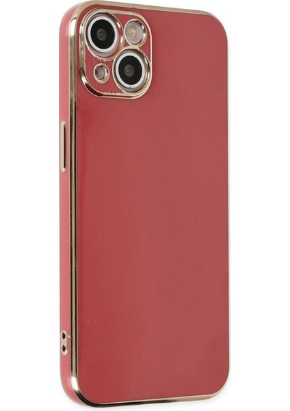 iPhone 14 Kılıf Volet Silikon - Kırmızı - CRM9319-1096