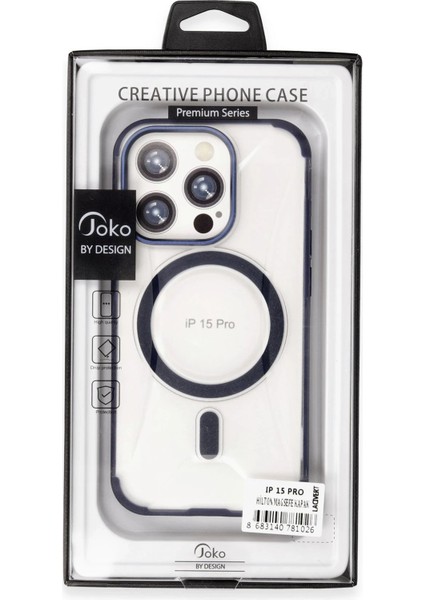 iPhone 15 Pro Max Hilton Magsafe Kapak - Titan Gri - CRM9647-3746