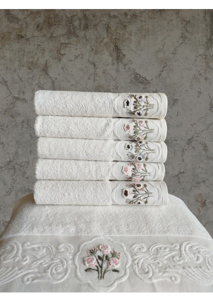 Elite El Işi 3D Nakışlı Kutulu 50X90 cm %100 Pamuklu modelleri