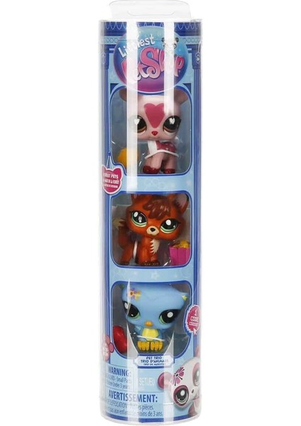 6469 Sun-Littlest Pet Shop Minişler 3 Lü Figür Seti