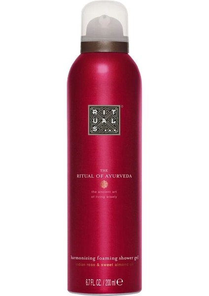 The Ritual Of Ayurveda Duş Jeli 200ML, Doğal Içerikli Canlandırıcı Vücut Jeli