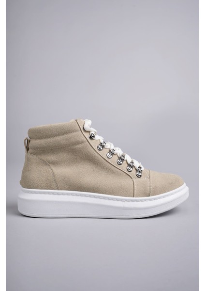 J206 Ottawa Bağcıklı Süet Erkek Günlük Spor Bot Bt Krem indirimleri