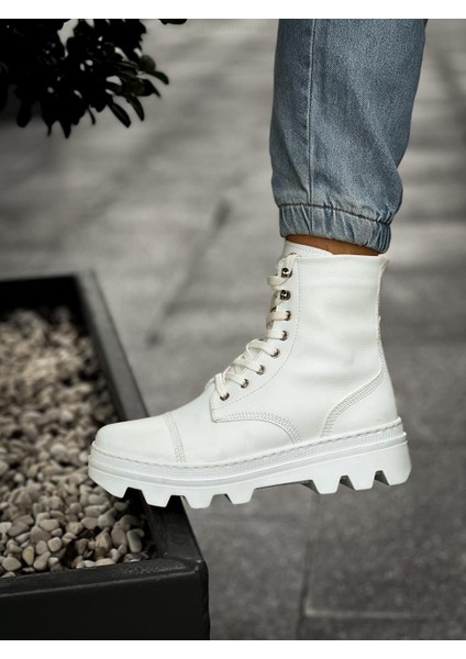 J-B023 Bağcıklı Ortopedik Taban Suya ve Soğuğa Dayanıklı Günlük Kışlık Erkek Spor Bot Bt Beyaz fırsatları