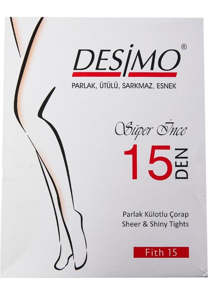 15 Denye Ince Sheer&shiny Parlak Külotlu Çorap