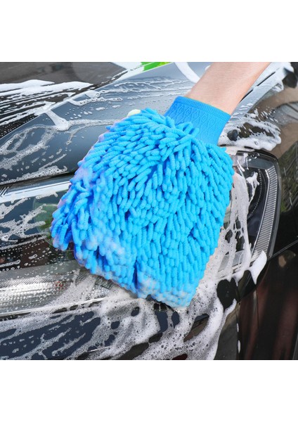 Premium Mikrofiber Araç Yıkama Eldiveni Araç Yıkama Peluşu Kore'den Ithal