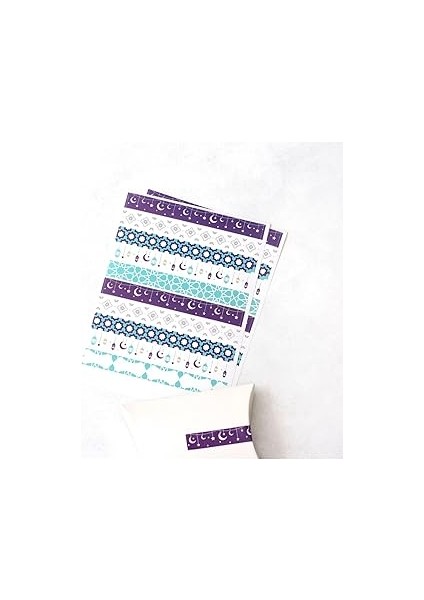 Bimotif Sticker, Ramazan Motifleri, 13.8x1.6 cm 2 Sayfa