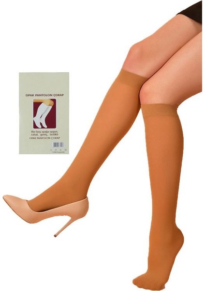 Multiçorap Özge 40 Denye Opak Pantolon Çorabı 3 Çift 38 Bronz