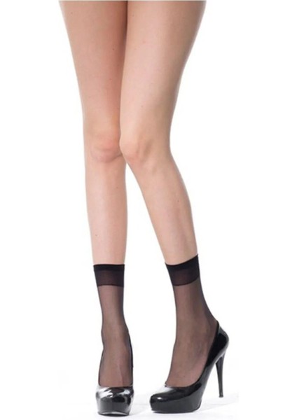 Kadın Siyah 20 Den Ince Soket Çorap 5 Li fiyatları