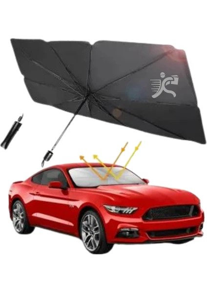Araç Içi Ön Cam Şemsiye Güneşlik modelleri