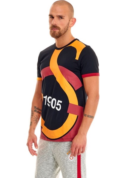 Orijinal Lisanslı Unisex Siyah Arma T-Shirt Gs Aslan Baskılı Hediyelik Ahşap Kutulu indirimleri