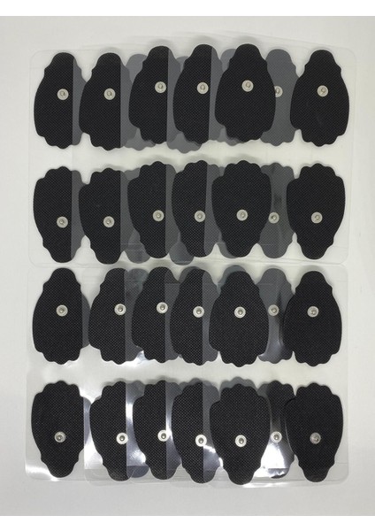 10 Paket, 40 Adet Güçlendirilmiş Jel Çıtçıtlı Tens Elektrod Pedi fiyatları