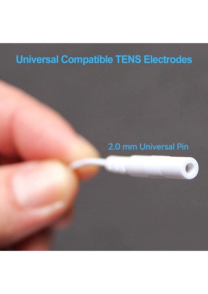 10 Paket, 40 Adet Güçlendirilmiş Jel Çıtçıtlı Tens Elektrod Pedi