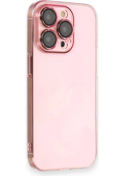 iPhone 13 Pro Max Kılıf Armada Lensli Kapak - Rose Gold