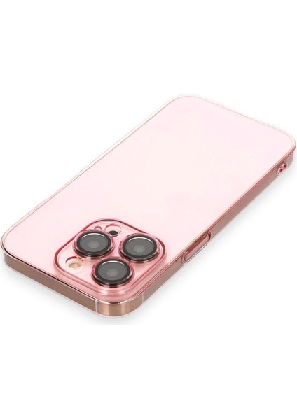 iPhone 13 Pro Max Kılıf Armada Lensli Kapak - Rose Gold modelleri