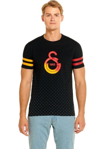 Orijinal Logo Baskılı Siyah T-Shirt