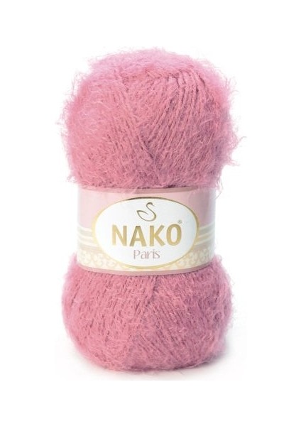 5 Adet Paris El Örgü Ipi 730 Gül Kurusu