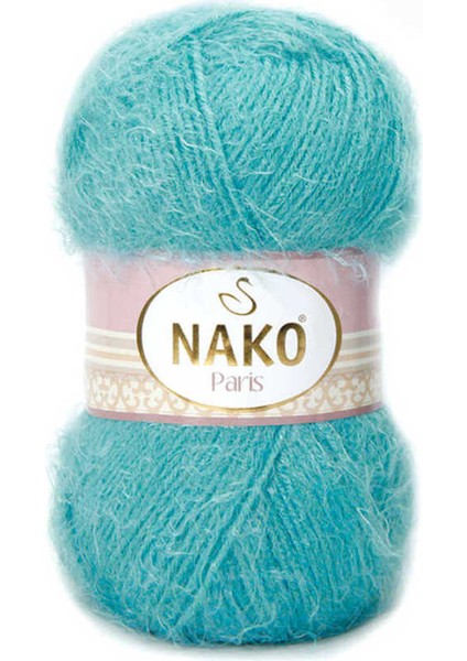 5 Adet Paris El Örgü Ipi 5498 Turkuaz