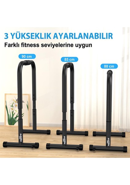 Süpertrend Relife JL-PU01Y Dip Statıon Çalışma Aleti Sarı Renk