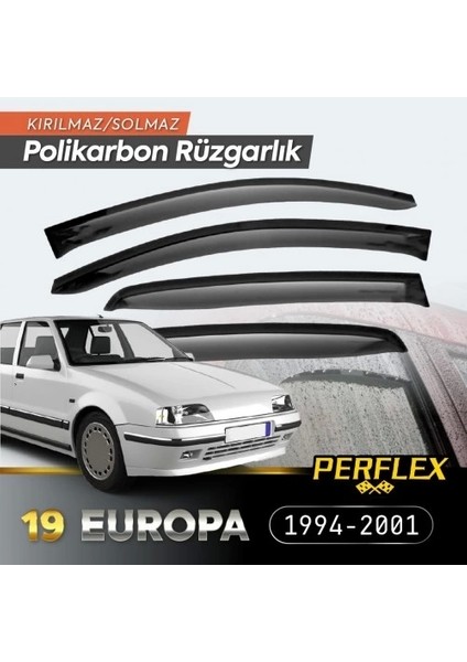 Renault 19 Europa 1994-2001 Cam Rüzgarlığı V2 Düz