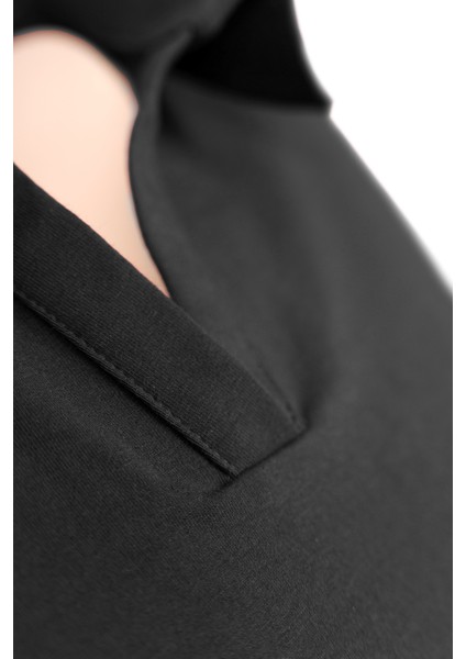 Vatkalı Polo Yaka Crop