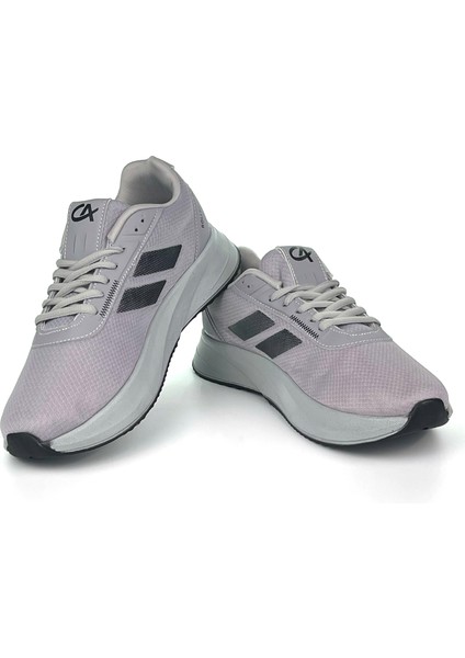 Erkek Buz Siyah Bağcıklı Nefes Alan Esnek Hafif Günlük Sneaker Spor Ayakkabı fiyatları