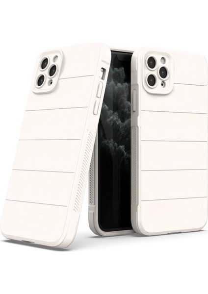 iPhone 11 Pro Max Kılıf Optimum Silikon - Krem fiyatları