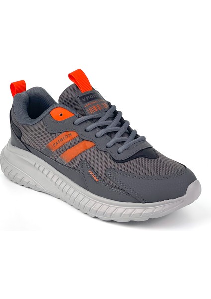Unisex Füme Oranj Bağcıklı Esnek Hafif Günlük Sneaker Spor Ayakkabı modelleri