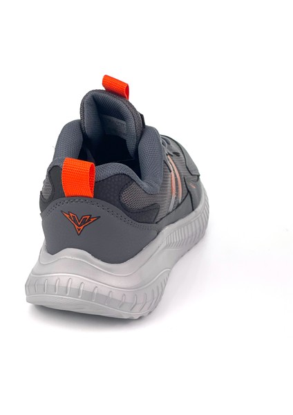 Unisex Füme Oranj Bağcıklı Esnek Hafif Günlük Sneaker Spor Ayakkabı indirimleri