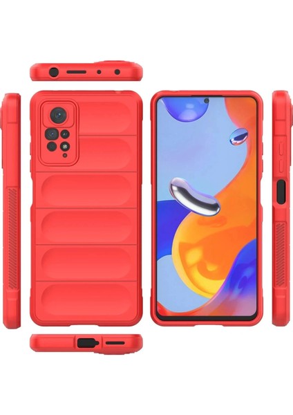 Xiaomi Redmi Note 11 Pro Kılıf Optimum Silikon - Kırmızı modelleri