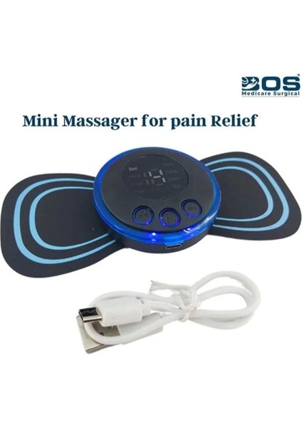 8 Modlu Mini Şarjlı Kelebek Ekranlı Masaj Bantı Sırt, Boyun, Omuz ve Kol Için fiyatları