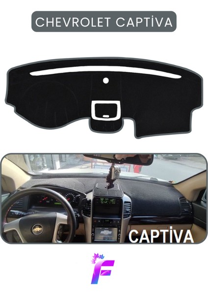 Chevrolet Captiva (2008-2011) Torpido Kılıfı | Yansıma ve Isı Engeller| Kolay Montaj | TA20