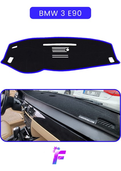 Bmw E90 (2005-2013) Uyumlu Torpido Örtüsü | Araca Özel Üretim | Kolay Montaj | Torpido Kılıf | TA11