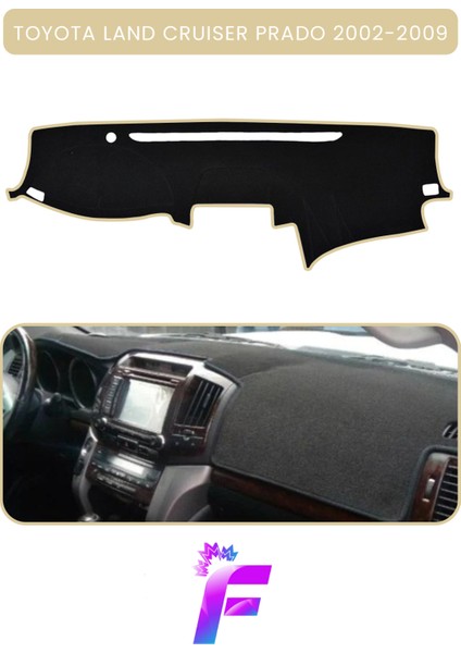 Toyota Land Cruıser Prado (2002-2009) Torpido Koruyucu | Güneş ve Yansımaya Karşı Kalkan | B49