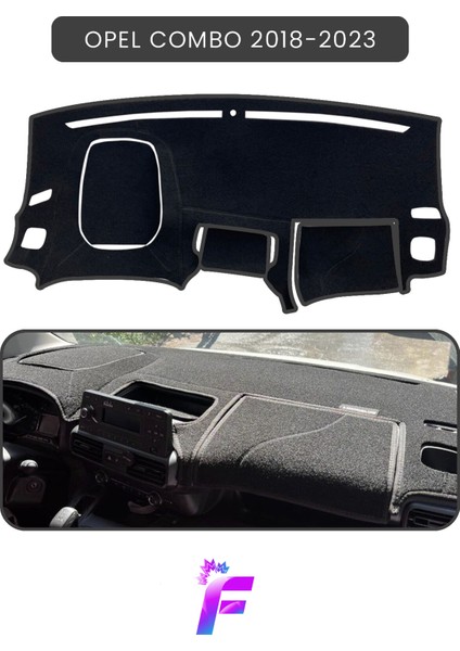 Opel Combo (2018-2023) Uyumlu Torpido Örtüsü | Çatlama ve Isıya Karşı Tam Koruma | Oto Aksesuar |T30