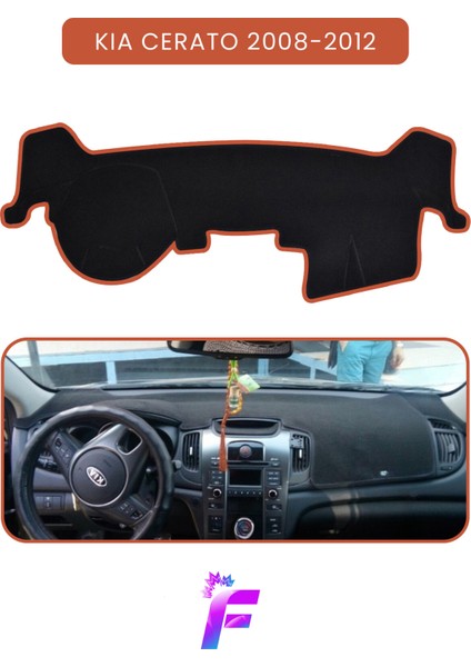 Kıa Cerato (2008-2012) Torpido Koruyucu | Güneş ve Yansımaya Karşı Kalkan | Tam Koruma | Kaymaz TC94