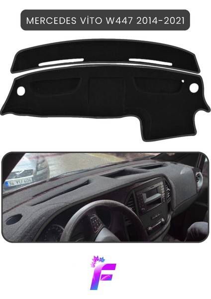 Mercedes Vito W447 (2014-2021) Torpido Kılıfı | Yansıma ve Isı Engeller| Kolay Montaj | TD48