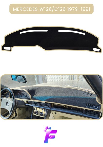 Mercedes C126 (1976-1985) Uyumlu Ön Göğüs Koruma | Hızlı ve Kolay Montaj | Kaymaz Tasarım | TD61