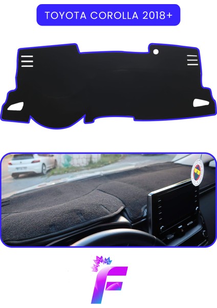 Toyota Corolla Hayalet Ekranlı (2018+) Torpido Örtüsü | Güneşten, Isıdan, Çatlamadan Korur | B47