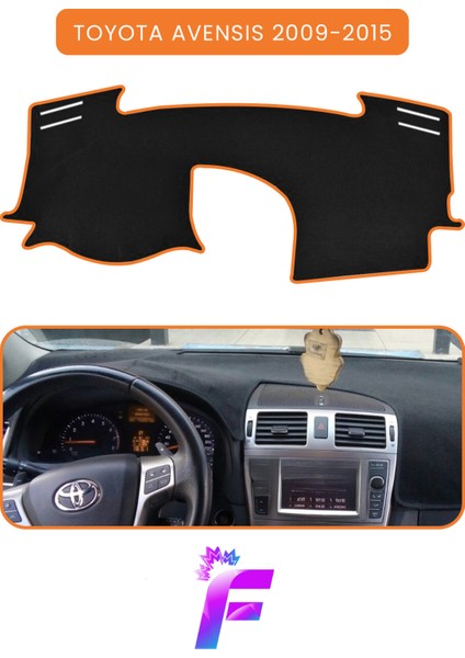 Toyota Avensis (2009-2015) Araca Özel Torpido Örtüsü | Ön Göğüs Kılıfı | Tam Koruma | B16