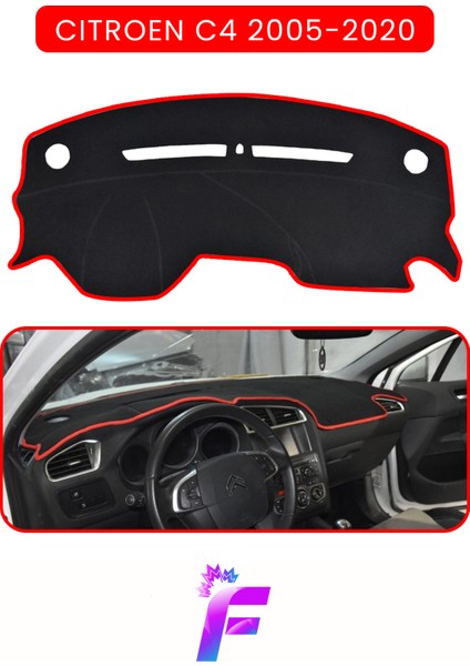 Cıtroen C4 (2005-2020) Uyumlu Ön Göğüs Koruma | Hızlı Montaj | Kaymaz Tasarım | Tam Uyum | D75