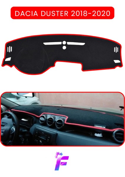 Dacıa Duster (2018-2020) Uyumlu Torpido Örtüsü | Araca Özel Üretim | Kolay Montaj | TA69