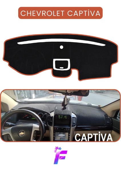 Chevrolet Captiva (2008-2011) Torpido Kılıfı | Yansıma ve Isı Engeller| Kolay Montaj | TA22