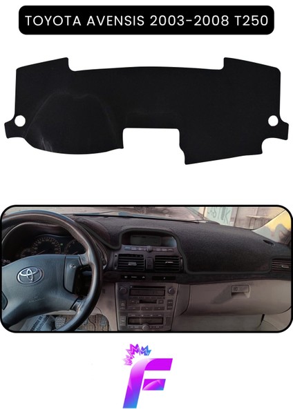 Toyota Avensis T250 (2003-2008) Uyumlu Torpido Örtüsü | Çatlama ve Isıya Karşı Tam Koruma | B12